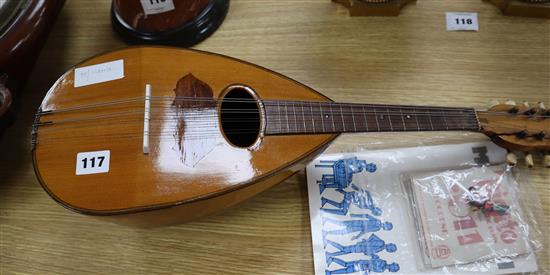 A mid 20th century Italian mandolin